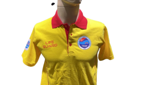 Cankurtaran Tişörtü / Polo Yaka / Likralı / Şeritli