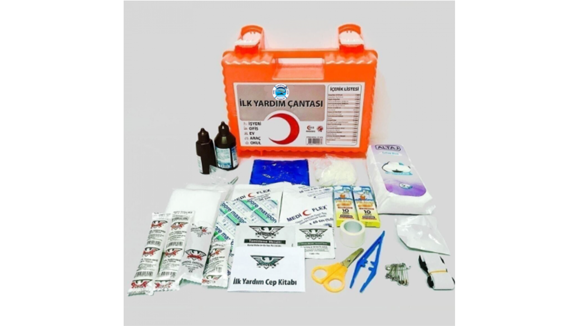 Plastik İlkyardım Çantası / İçi Dolu